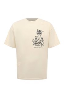 Хлопковая футболка DOMREBEL