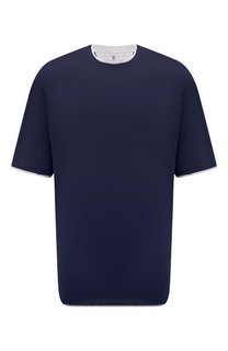 Хлопковая футболка Brunello Cucinelli