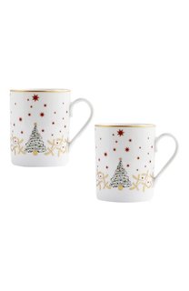 Набор из двух кружек Noel Blanc Bernardaud