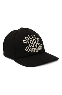Хлопковая бейсболка Dolce & Gabbana