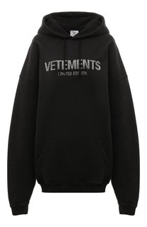 Хлопковое худи VETEMENTS