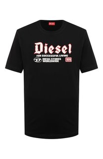 Хлопковая футболка Diesel