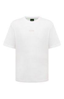 Хлопковая футболка BOSS Green