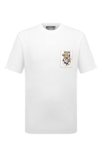 Хлопковая футболка Moschino