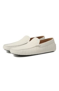 Мокасины из кожи аллигатора Tod’s Tods