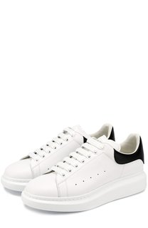 Кожаные кеды Oversized Alexander McQueen