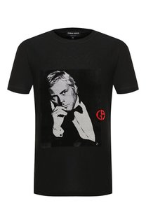Футболка из вискозы Giorgio Armani
