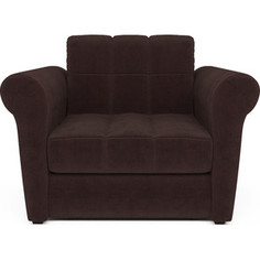 Кресло-кровать Mebel Ars Гранд велюр шоколадный/НВ-178/16 ППУ