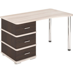 Стол компьютерный МЭРДЭС СД-35 ВКК ПРАВ венге/карамель/карамель Merdes