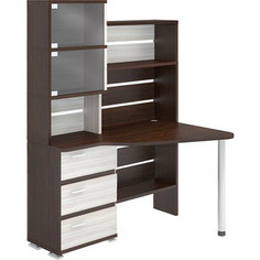 Стол компьютерный МЭРДЭС СР-322 ВК-ПРАВ венге/карамель Merdes