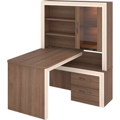 Стол угловой МЭРДЭС СтУ-140 ШК ПРАВ шамони/карамель Merdes