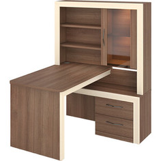 Стол угловой МЭРДЭС СтУ-140 ШКр ПРАВ шамони/крем Merdes