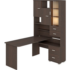 Стол компьютерный МЭРДЭС СР-620/160 В-ПРАВ венге Merdes