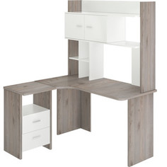 Стол компьютерный МЭРДЭС СКЛ-Угл130+НКЛХ-130 НБЕ ЛЕВ Merdes