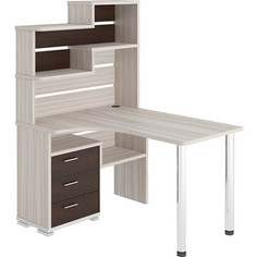 Стол компьютерный МЭРДЭС СР-132 КВ-ЛЕВ карамель/венге Merdes