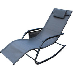 Лежак-качалка Garden story Джерси текстилен (серый) (WR-T24)