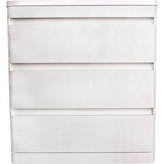 Тумба с раковиной Style line Атлантика Люкс 80 3 ящика, бетон крем (2000949234373, 2000949224534)