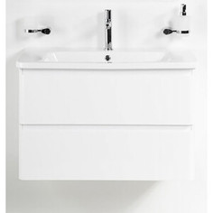Тумба с раковиной BelBagno Albano-Cer 105 Bianco Lucido (ALBANO-CER-1050-2C-SO-BL, 12105-KL)