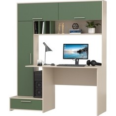 Стол письменный Моби Лайт 03.243Н, цвет сатин/дымчатый зелёный (1028692) Mobi