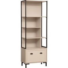 Стеллаж ОЛМЕКО 71.01 Антея (кашемир/металл черный) (ML876880425)