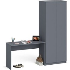 Комплект СВК Мори Стол письменный МСП1200.1 + Шкаф МШ800.1, цвет графит