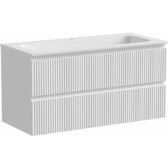 Тумба с раковиной Sancos Snob R 100х45 Bianco (SNR100W, CN7013)