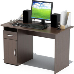 Стол письменный с тумбой СОКОЛ СПм-03.1 венге