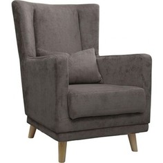 Кресло Комфорт - S Интерьерное Велюр Коричневый (KMF00950)