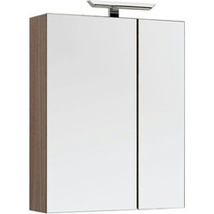 Зеркальный шкаф Aquanet Нью-Йорк 70 орех (203952)