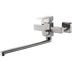 Смеситель для ванны Haiba HB803 универсальный, нержавеющая сталь (HB22803)