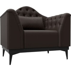 Кресло Лига Диванов Флорида экокожа коричневый (112328)