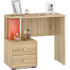 Стол косметический СВК Камелия дуб сонома, ящики слева (1024065)