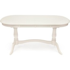 Стол раскладной TetChair Siena (SA-T6EX2L) дерево гевея/мдф ivory white (слоновая кость 2-5)