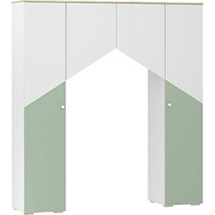 Шкаф комбинированный Сильва Банни НМ 041,45 меренга/макарун/белый/дуб сонома Silva