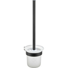 Ершик для унитаза Milacio Ultra круглый стакан, черный матовый (MCU.964.MB)