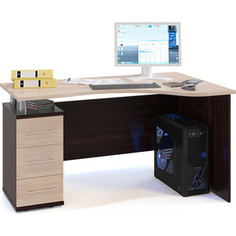 Стол компьютерный Шарм-Дизайн КСТ-1400 венге+вяз