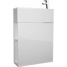 Тумба с раковиной 1Marka Stretto 50х21 правая, белая (У94716)
