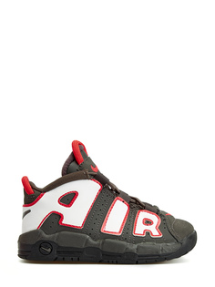 Кроссовки Nike Air More Uptempo Medium Ash Siren Red White (TD)