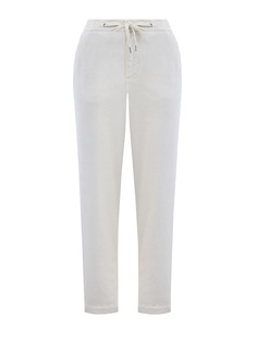 Вельветовые брюки с поясом на мерцающей кулиске Eleventy