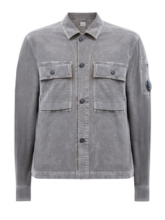 Куртка из окрашенного вручную хлопкового вельвета с линзой C.P. C.P.Company