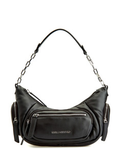 Сумка K/City из мягкой эко-кожи с цепочкой и съемным ремешком Karl Lagerfeld