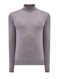 Однотонная водолазка из мягкой шерстяной пряжи Canali