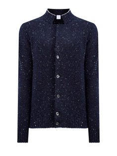 Кардиган из шерсти и кашемира с контрастной окантовкой Eleventy