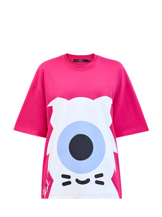 Футболка oversize с графическим макро-принтом KL x Darcel Disappoints Karl Lagerfeld