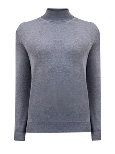 Базовая водолазка в стиле casual из тонкой шерсти Canali