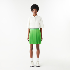 Женская плиссированная юбка с эластичным поясом Lacoste