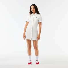 Женское платье-поло Lacoste из органического хлопка