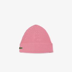 Шерстяная шапка Lacoste Unisex в рубчик