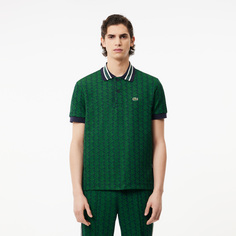 Мужское поло Lacoste Classic Fit с монограммой