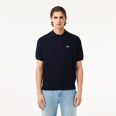 Мужское трикотажное поло Lacoste из органического хлопка